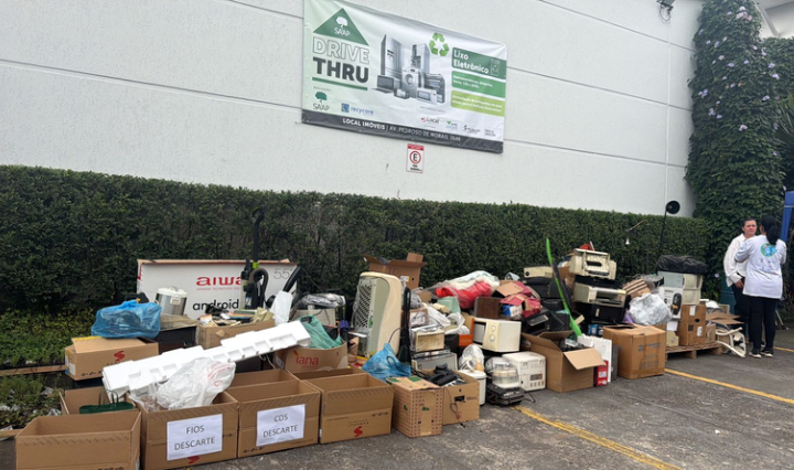 Pela 16ª vez seguida, campanha de reciclagem da SAAP coleta mais de 1 tonelada de resíduos