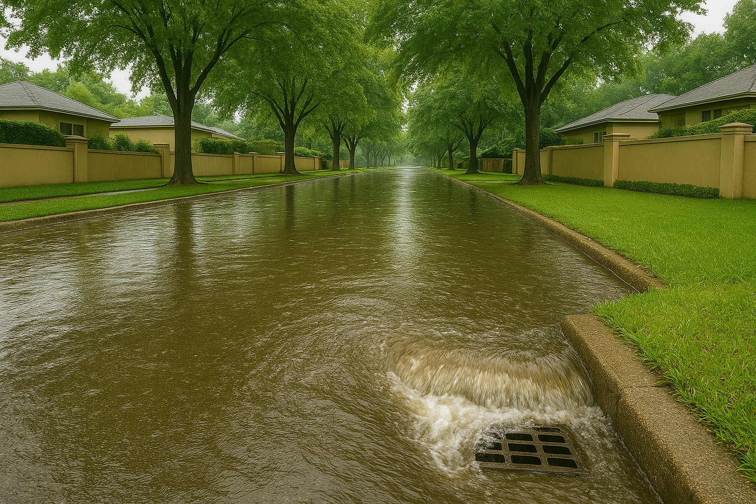 Primeiro temporal do semestre mostra que bairro continua vulnerável