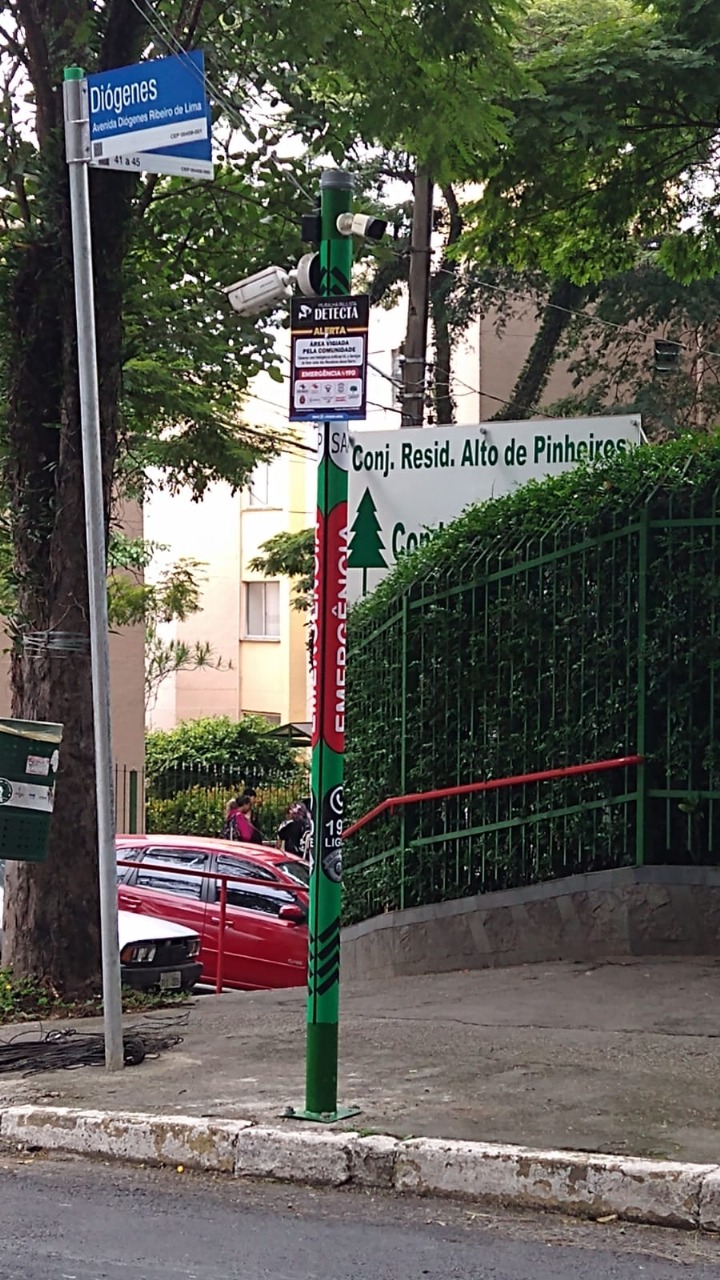 Moradores de Alto dos Pinheiros investem R$ 106 mil em câmeras comunitárias