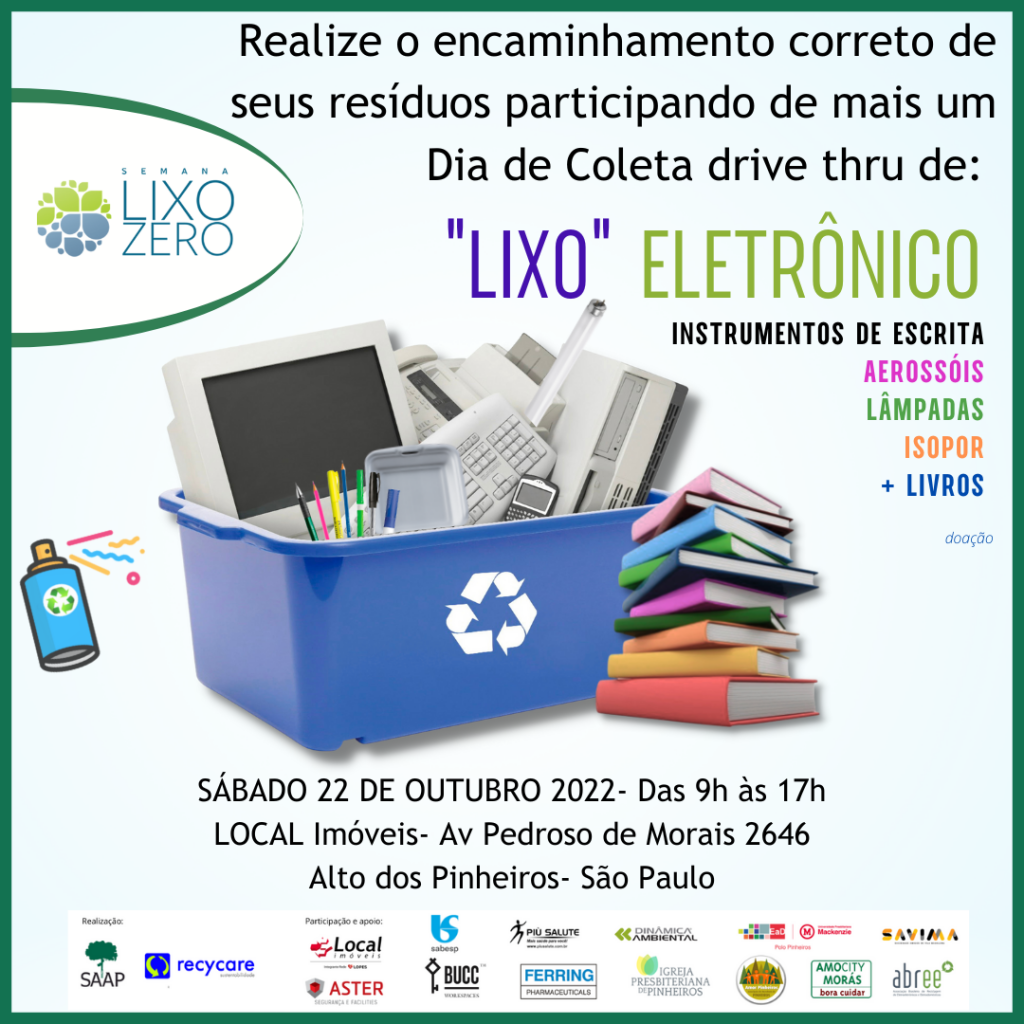 Em sua 9ª edição, campanha de reciclagem da SAAP mantém parceria com associações e vai arrecadar roupas