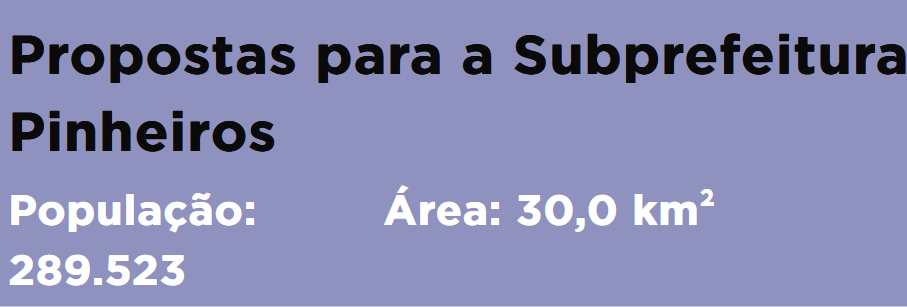 Apoie as propostas da SAAP para o orçamento de São Paulo