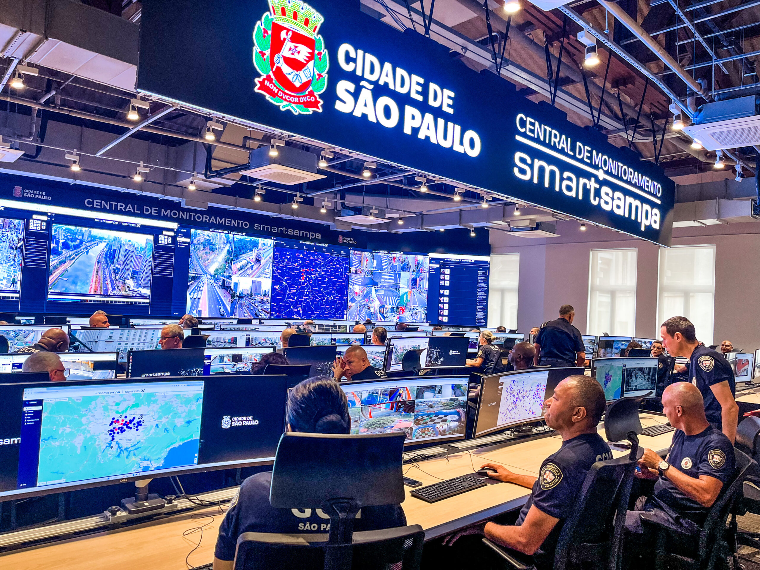 Imagens das câmeras da SAAP passam a estar ligadas ao sistema Smart Sampa